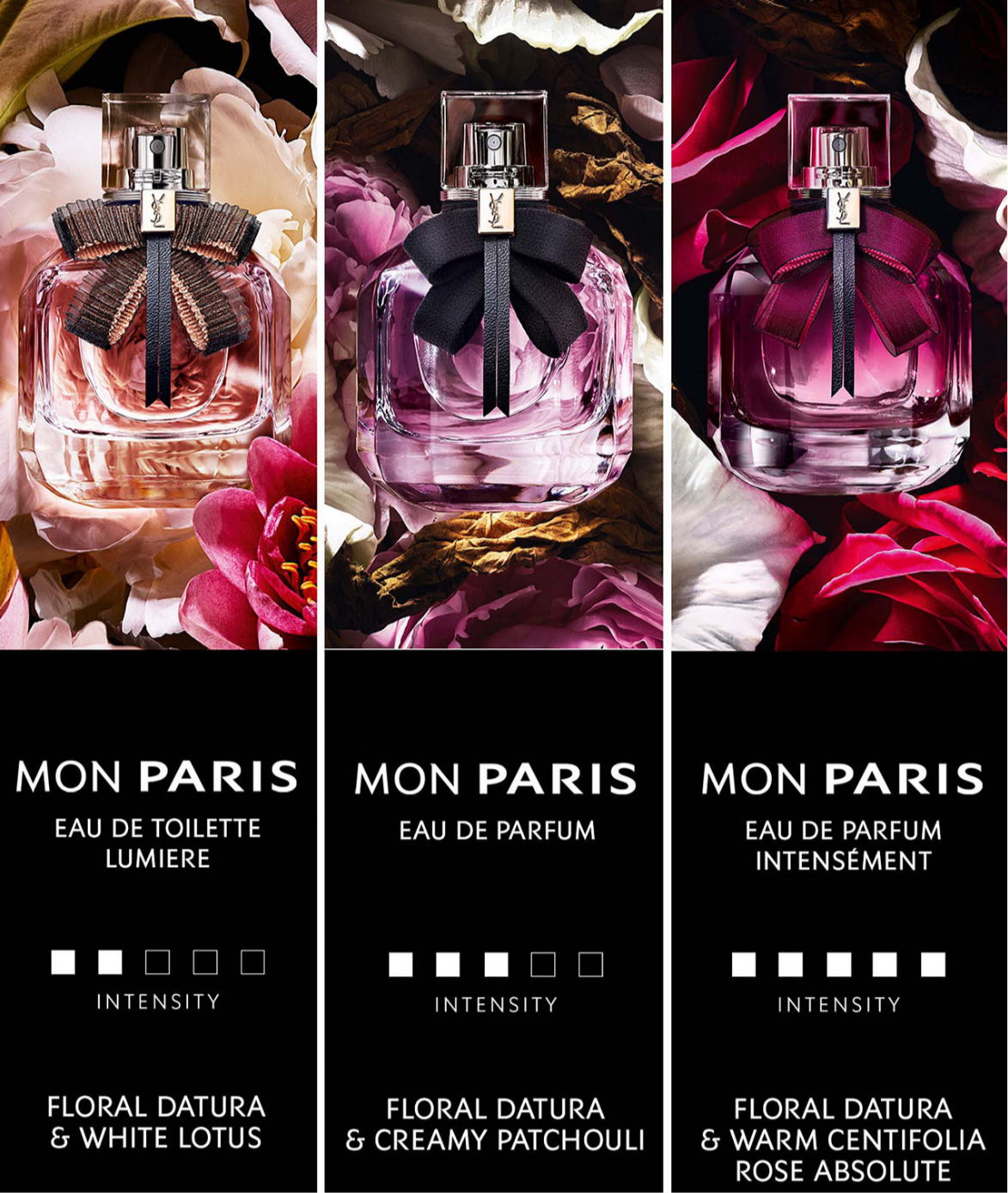 Yves Saint Laurent
Mon Paris Eau de Toilette Lumière, 1.6 oz.