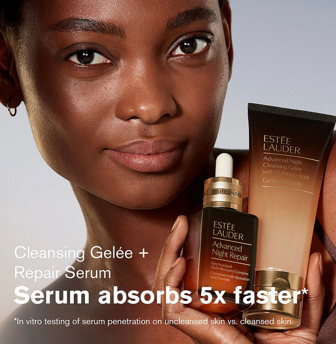 Estée Lauder
Advanced Night Cleansing Gelée Foaming Face Wash with
15 Amino Acids, 3.4 oz.