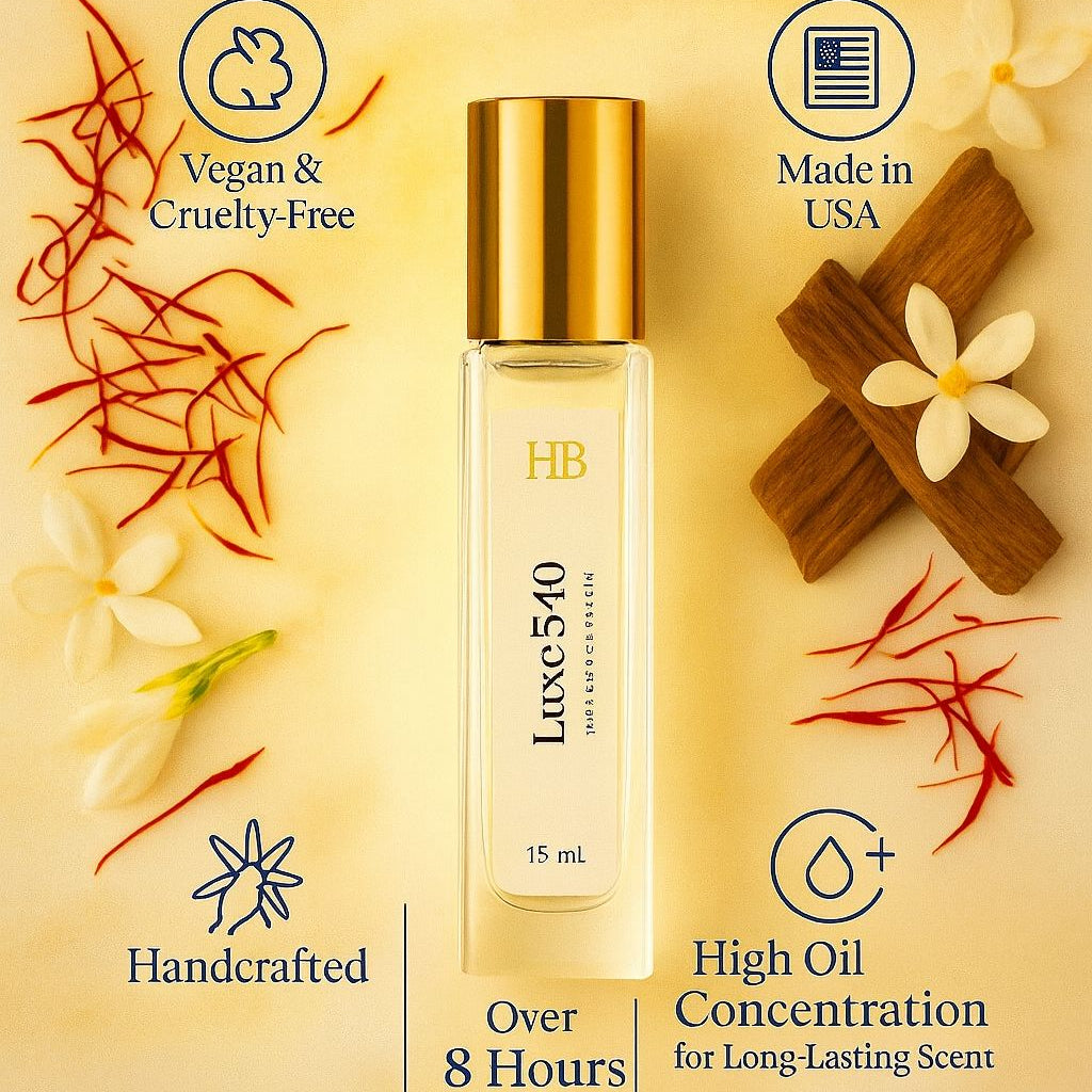 LUXE 540 – 15 ml Purse Spray / Inspired by Baccarat Rouge 540.