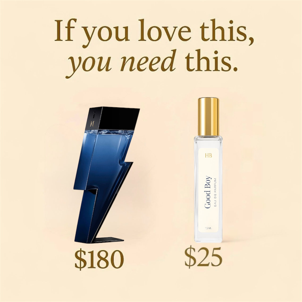 GOOD BOY - (15 ml / Inspired by
Carolina Herrera Bad Boy)