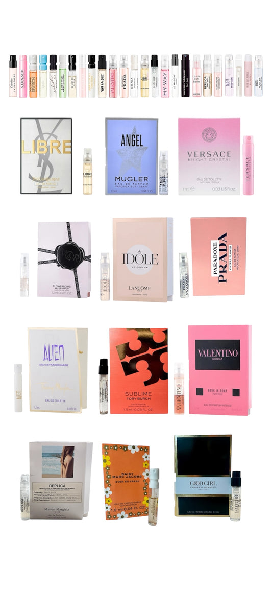 12 Designer Perfume Samples – Authentic Women’s Fragrance Set