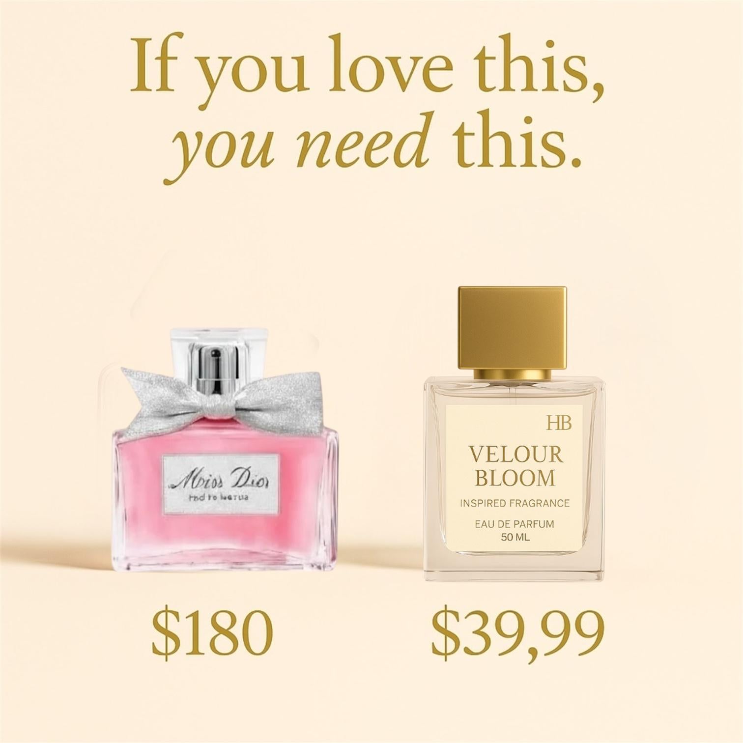 VELOUR BLOOM · Inspired by Miss Dior Eau de Parfum (50 ml)