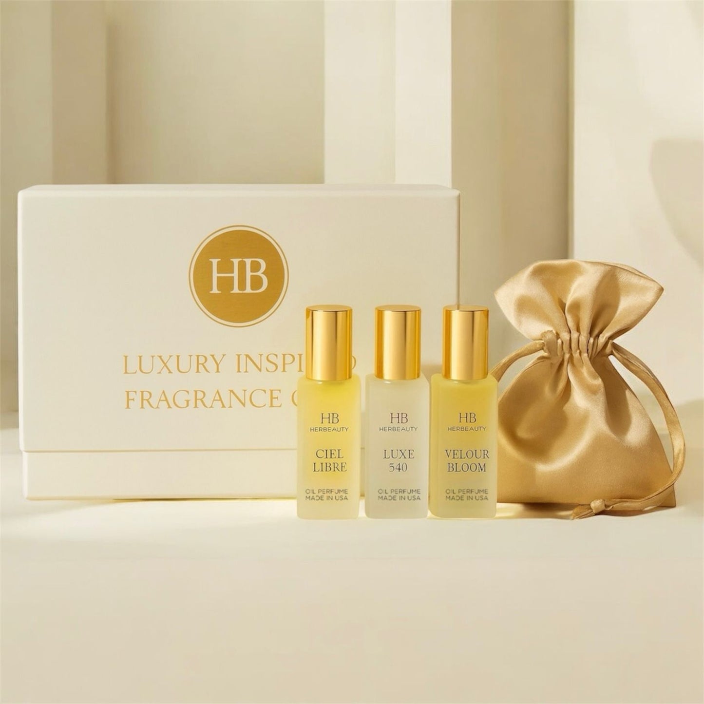 For Her — Set of 3 Inspired Oils by YSL Libre, Baccarat Rouge 540 & Miss Dior