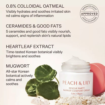 PEACH & LILY RESCUE PARTY-BARRIER COMFORT CREAM